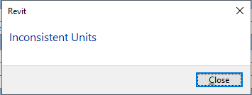Error de unidades incompatibles por usar texto como valor de error
